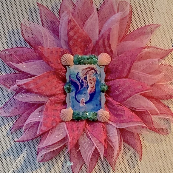 OOAK Seahorse Art / Nautical Wreath - Picture 6 of 7